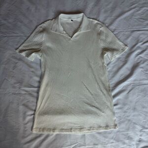 Men's White Polo Shirt